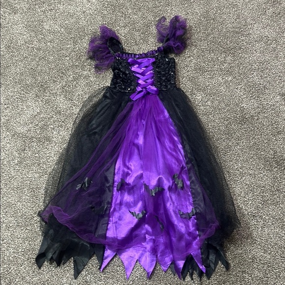 Other - Witch costume Enchanting Purple and Black Kids Costume size 6/8